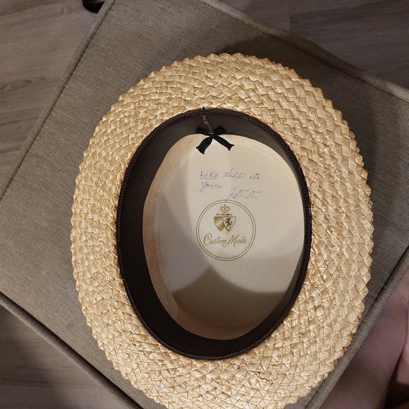 Straw Boater Hat - Picture 4 of 4